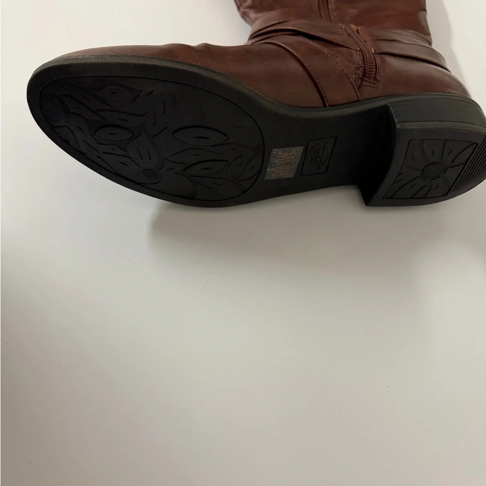 Life Stride Over-the-Knee‎ Brown Leather Boots